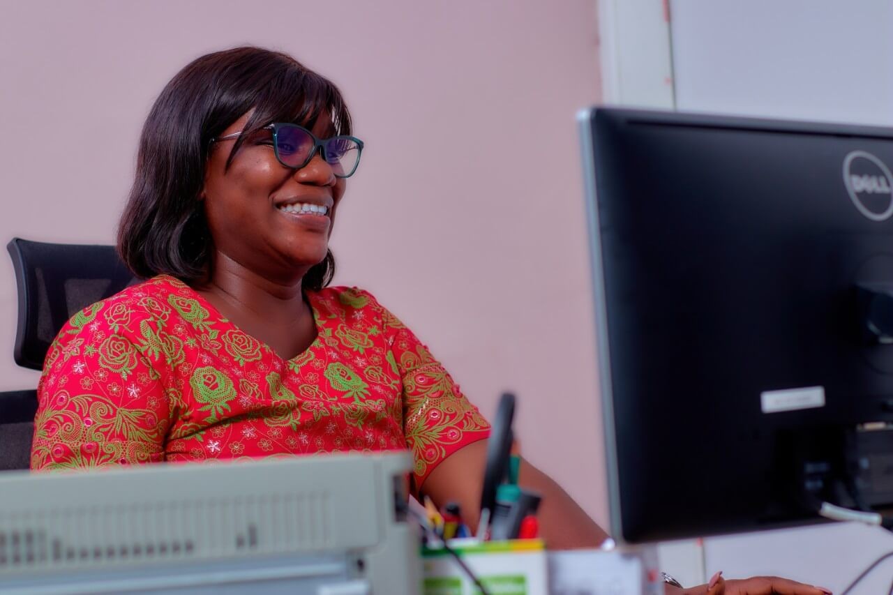 woman in office